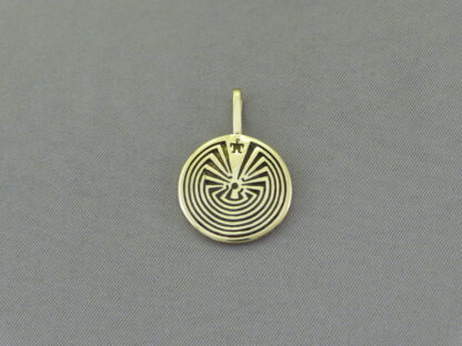 Jason Takala ‘Man in the Maze’ Gold Pendant