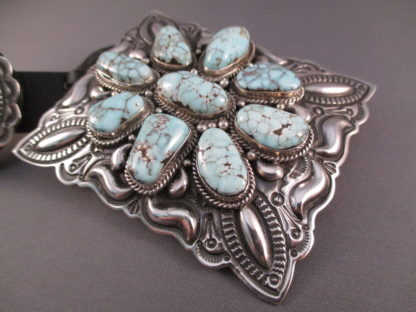 Dry Creek Turquoise Concho Belt by Darryl Becenti