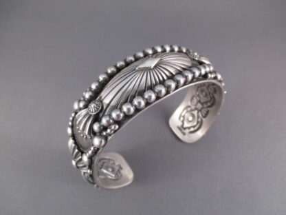 Large Delbert Gordon Sterling Silver Cuff Bracelet