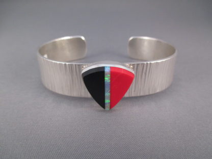 Inlay Cuff Bracelet featuring Rosarita by Duane Maktima