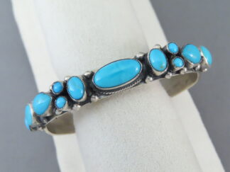 Cuff Bracelet with Sleeping Beauty Turquoise