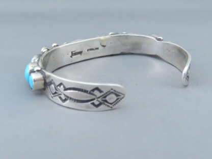 Cuff Bracelet with Sleeping Beauty Turquoise