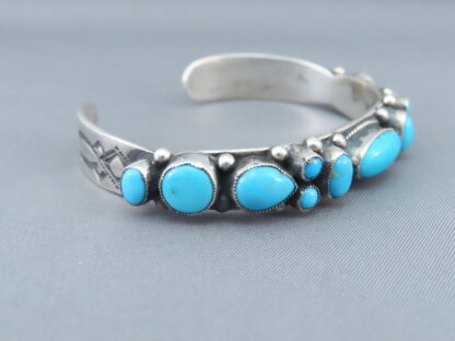 Cuff Bracelet with Sleeping Beauty Turquoise