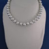 Polished Sterling Silver Bead Necklace (18″)