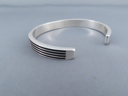 Sterling Silver Cuff Bracelet by Francis Jones