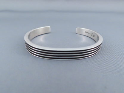 Sterling Silver Cuff Bracelet by Francis Jones