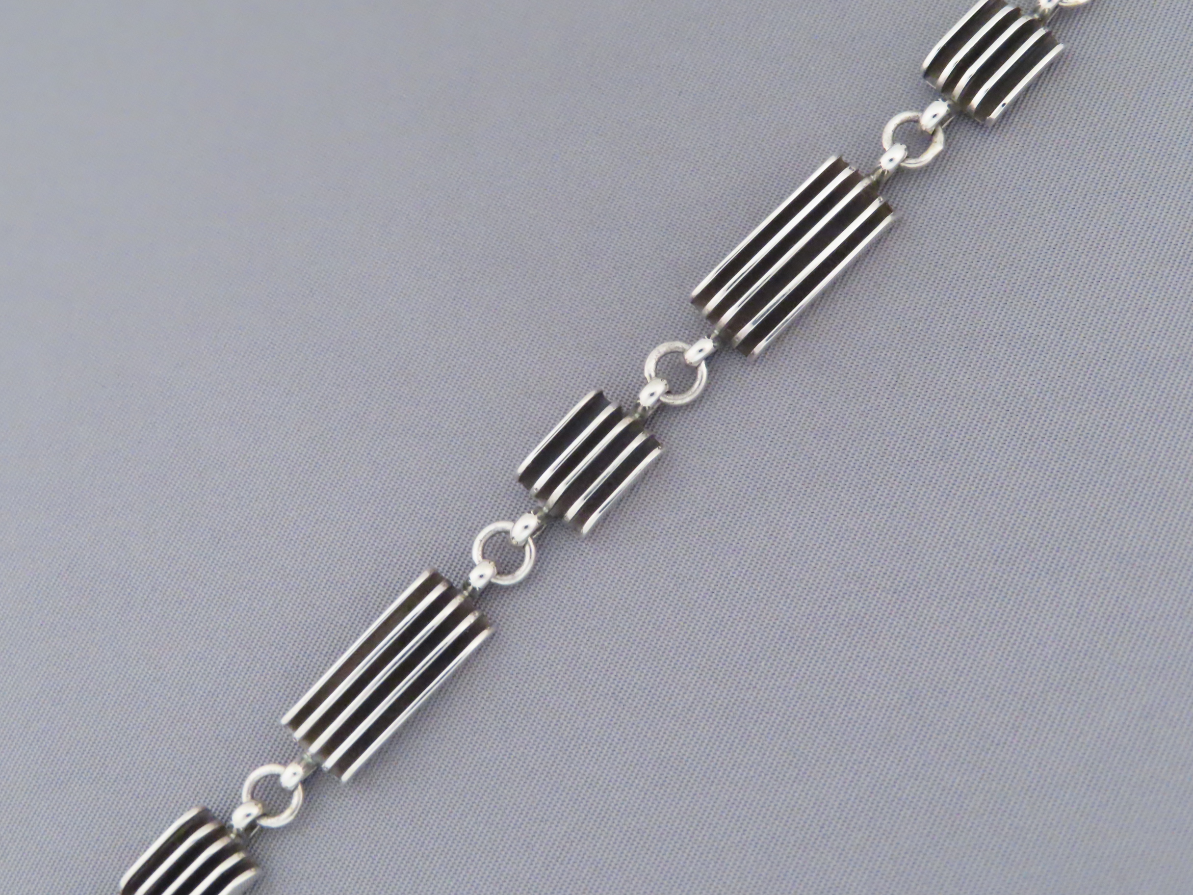 Francis Jones Sterling Silver Link Bracelet