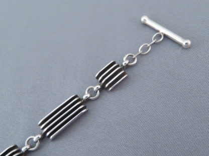 Francis Jones Sterling Silver Link Bracelet