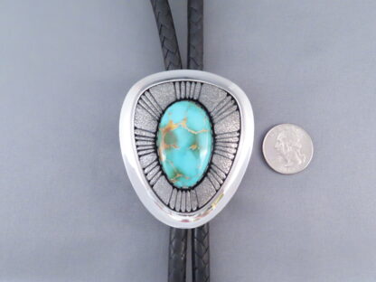 Royston Turquoise Bolo Tie by Al Joe