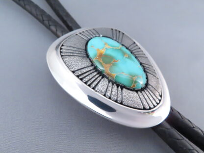 Royston Turquoise Bolo Tie by Al Joe