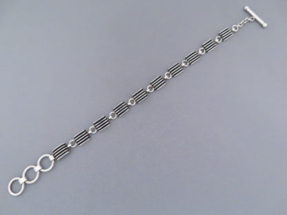 Sterling Silver Link Bracelet by Francis Jones