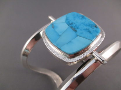REVERSIBLE Inlay Cuff Bracelet by Duane Maktima featuring Morenci & Rosarita & Black Jade
