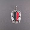 Inlay Pendant by Duane Maktima with Rosarita, Jade, and Opal