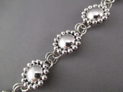 Sterling Silver Link Bracelet by Artie Yellowhorse (Navajo)