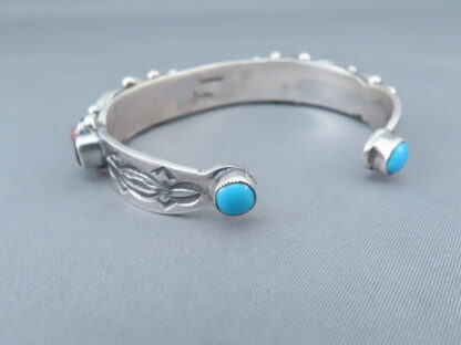Sleeping Beauty Turquoise & Multi-Stone Sterling Silver Bracelet