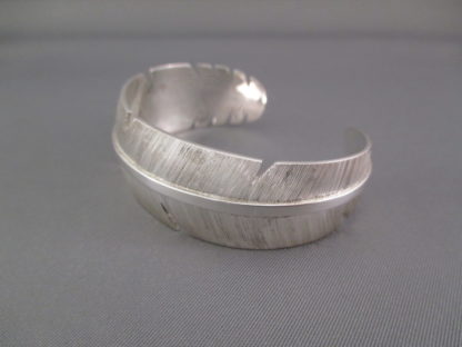 Michael Kirk Silver Feather Bracelet