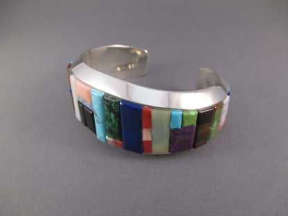 Ted Draper, Jr. Multi-Stone Inlay Cuff Bracelet