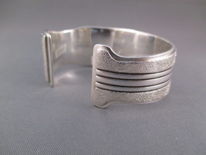 Leo Yazzie Cuff Bracelet with Coral