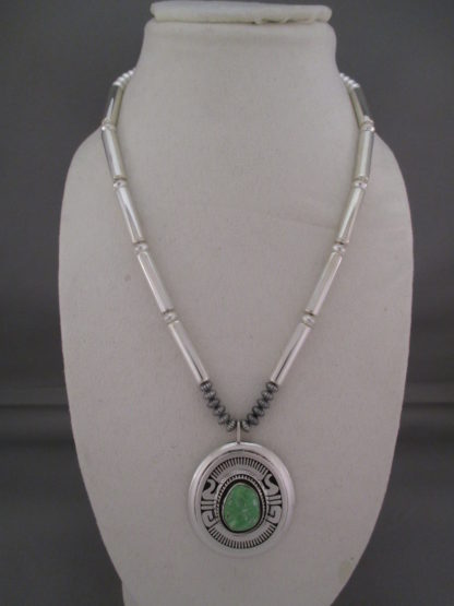 Carico Lake Turquoise Necklace by Leonard Nez
