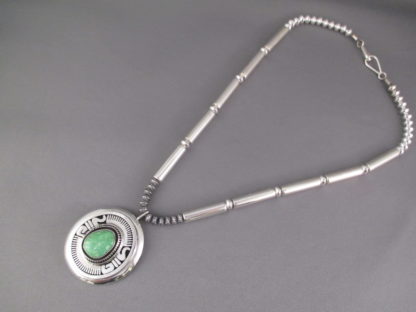 Carico Lake Turquoise Necklace by Leonard Nez