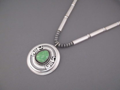 Carico Lake Turquoise Necklace by Leonard Nez