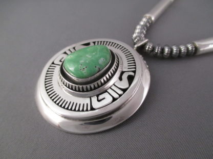 Carico Lake Turquoise Necklace by Leonard Nez