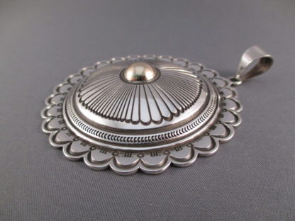 Ron Bedonie Sterling Silver & 14kt Gold Pendant