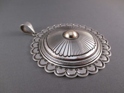 Ron Bedonie Sterling Silver & 14kt Gold Pendant