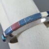 Lapis Inlay Cuff Bracelet by Wes Willie