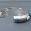 Lapis Inlay Cuff Bracelet by Wes Willie