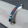 Lapis Inlay Cuff Bracelet by Wes Willie