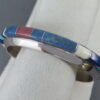 Lapis Inlay Cuff Bracelet by Wes Willie