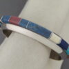 Lapis Inlay Cuff Bracelet by Wes Willie