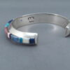 Lapis Inlay Cuff Bracelet by Wes Willie