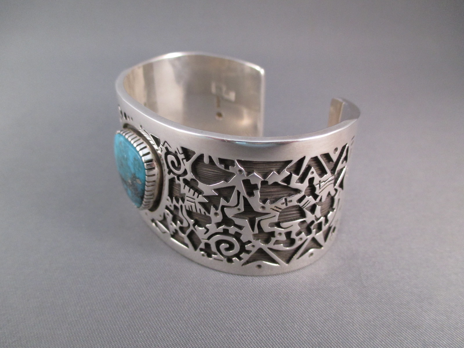 Morenci Turquoise Bracelet by Kee Yazzie