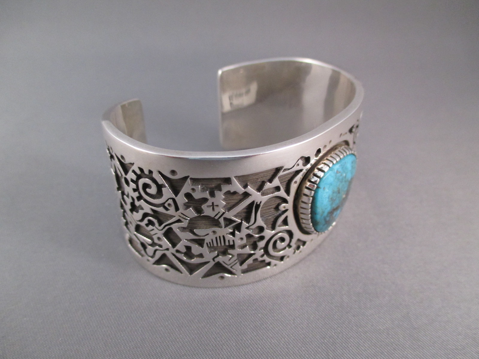 Morenci Turquoise Bracelet by Kee Yazzie