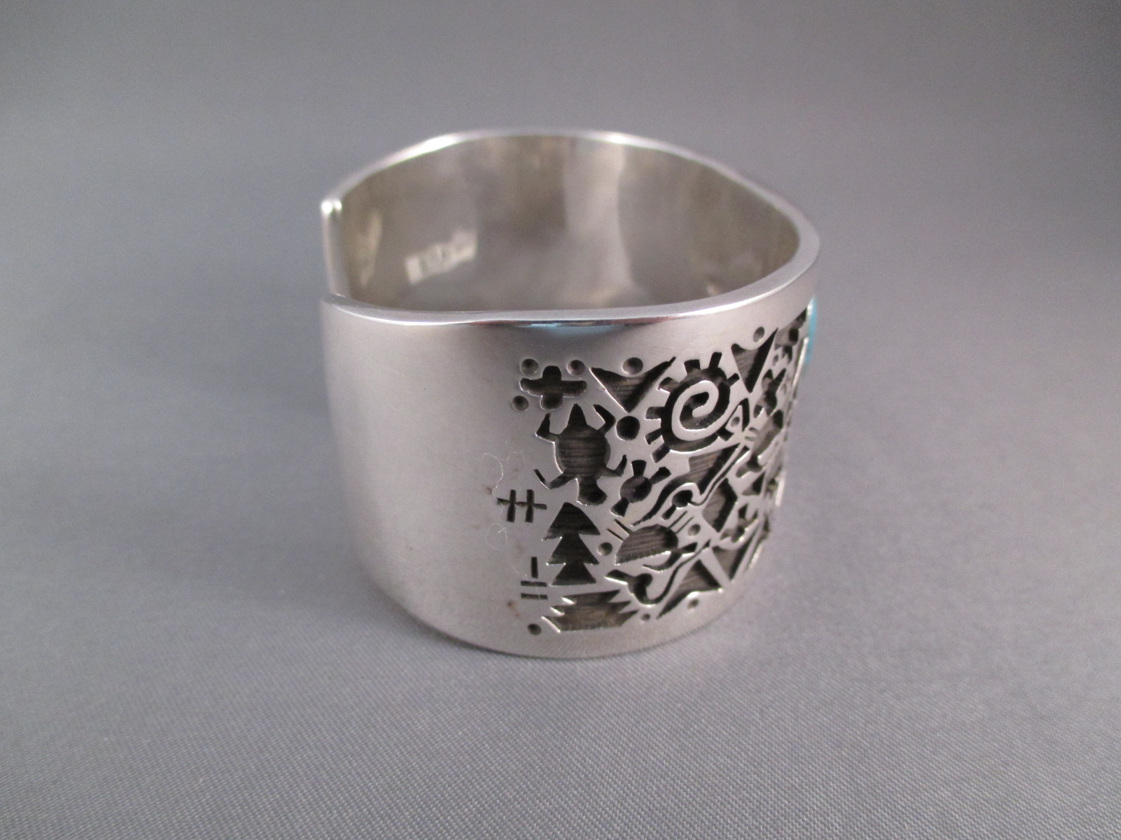 Morenci Turquoise Bracelet by Kee Yazzie