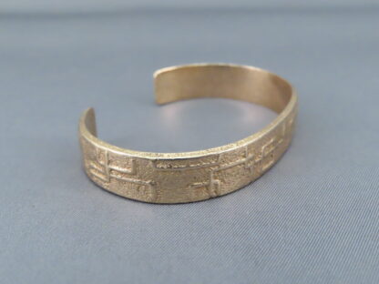 14kt Gold Bracelet – Sandcast – by Alan Wallace