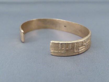 14kt Gold Bracelet – Sandcast – by Alan Wallace