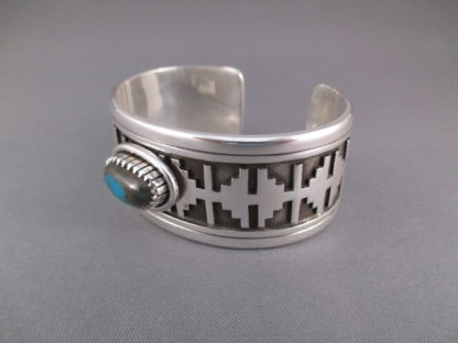 Sterling Silver & Bisbee Turquoise Cuff Bracelet by Andrew McCabe