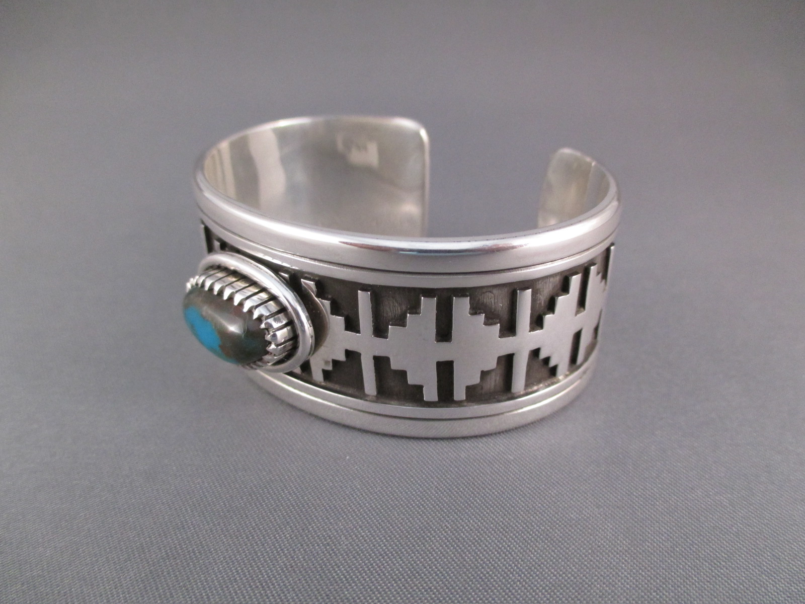 NAVAJO BISBEE TURQUOISE & SILVER バングル NAVAJO BISBEE TURQUOISE & SILVER バングル