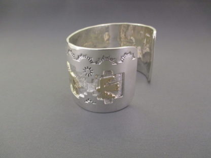 Silver & Gold ‘Horse’ Bracelet by Fortune Huntinghorse