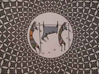 Large Acoma Pottery Plate by Daniel Lucario