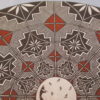 Kokopelli Design Acoma Pottery Plate by Daniel Lucario
