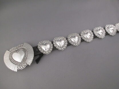 Sterling Silver Concho Belt by Sunshine Reeves (HEARTS)