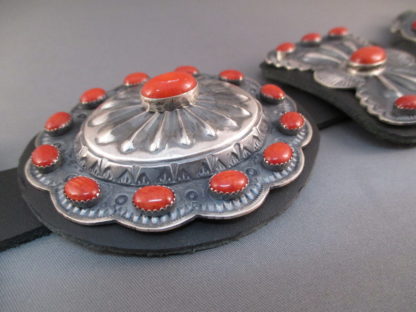Kirk Smith Coral Concho Belt