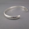 Hammered Sterling Silver Cuff Bracelet by Artie Yellowhorse
