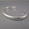 Hammered Sterling Silver Cuff Bracelet by Artie Yellowhorse