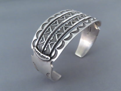 Split Sterling Silver Cuff Bracelet by Andy Cadman