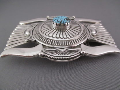 Number Eight Turquoise Belt Buckle
